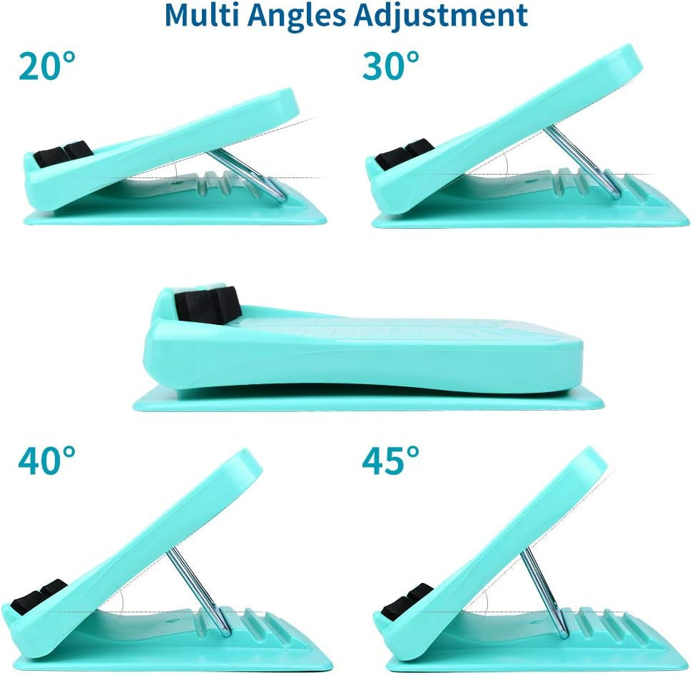 Slant Board, Calf Stretcher Ankle and Foot Incline Board for Stretching Tight Calves or Plantar Fasciitis Adjustable 4 Level (330 Lb Capacity), Strength Training Equipment Leg Machines
